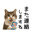 応援する猫さん✳︎デカ文字で伝わりやすい（個別スタンプ：37）