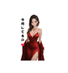 キャバ嬢w No.0（個別スタンプ：6）