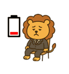 しんどいライオン (えいご)（個別スタンプ：12）