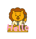 しんどいライオン (えいご)（個別スタンプ：15）