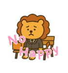 しんどいライオン (えいご)（個別スタンプ：18）