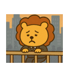 しんどいライオン (えいご)（個別スタンプ：20）