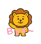 しんどいライオン (えいご)（個別スタンプ：26）
