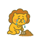 しんどいライオン (えいご)（個別スタンプ：33）