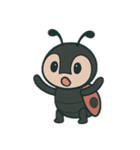 カマキリとてんとう虫の物語（個別スタンプ：16）