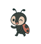 カマキリとてんとう虫の物語（個別スタンプ：17）