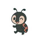 カマキリとてんとう虫の物語（個別スタンプ：18）
