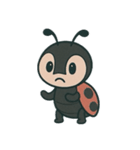 カマキリとてんとう虫の物語（個別スタンプ：20）