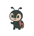 カマキリとてんとう虫の物語（個別スタンプ：23）