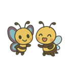 ハチとチョウの物語（個別スタンプ：1）