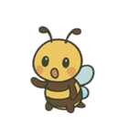 ハチとチョウの物語（個別スタンプ：4）