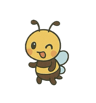 ハチとチョウの物語（個別スタンプ：6）