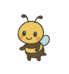 ハチとチョウの物語（個別スタンプ：7）