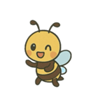 ハチとチョウの物語（個別スタンプ：9）