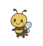 ハチとチョウの物語（個別スタンプ：12）