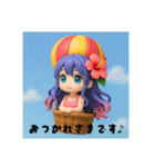 日常使える可愛いスタンプです（個別スタンプ：3）
