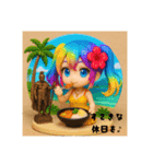 日常使える可愛いスタンプです（個別スタンプ：7）