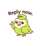 コザクラインコpistàcchioの日常3（個別スタンプ：1）
