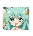 文字無しみなみちゃんスタンプ①（個別スタンプ：2）