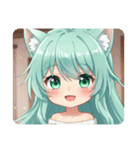 文字無しみなみちゃんスタンプ①（個別スタンプ：7）