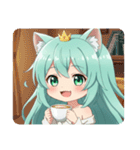 文字無しみなみちゃんスタンプ①（個別スタンプ：14）
