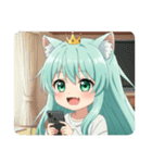 文字無しみなみちゃんスタンプ②（個別スタンプ：1）