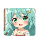 文字無しみなみちゃんスタンプ②（個別スタンプ：7）