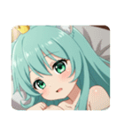 文字無しみなみちゃんスタンプ②（個別スタンプ：9）