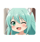 文字無しみなみちゃんスタンプ②（個別スタンプ：10）
