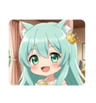 文字無しみなみちゃんスタンプ②（個別スタンプ：11）