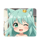 文字無しみなみちゃんスタンプ②（個別スタンプ：15）