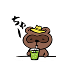 夏のたぬスタンプ（個別スタンプ：3）