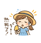 中国語 夏のスタンプ（個別スタンプ：7）