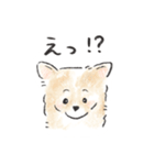 雑種犬春のイラストスタンプ大きめ（個別スタンプ：23）