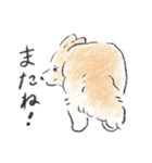 雑種犬春のイラストスタンプ大きめ（個別スタンプ：24）