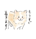 雑種犬春のイラストスタンプ大きめ（個別スタンプ：27）