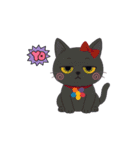 くろねこ＆しろねこ日記だ（個別スタンプ：2）