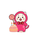 くろねこ＆しろねこ日記だ（個別スタンプ：3）