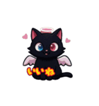 くろねこ＆しろねこ日記だ（個別スタンプ：14）