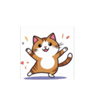 踊る猫達（個別スタンプ：1）