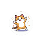 踊る猫達（個別スタンプ：6）