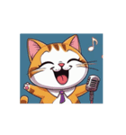 踊る猫達（個別スタンプ：7）