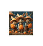 キノコ.ウサギ.森星..Mushroom.Rabbit.（個別スタンプ：4）