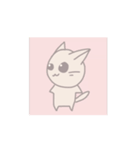 動く！ゆるふわ猫スタンプ3（個別スタンプ：4）