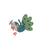 孔雀の世界（個別スタンプ：15）