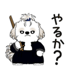 シーズー犬 「飛び出す」面倒くさいの...（個別スタンプ：22）
