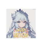 擬人化シリーズですが？水晶ちゃんver.（個別スタンプ：8）