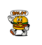 アメコミ風ハンバーガーくん（個別スタンプ：4）