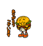 アメコミ風ハンバーガーくん（個別スタンプ：6）