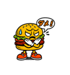 アメコミ風ハンバーガーくん（個別スタンプ：8）
